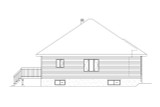 Modern House Plan - 66130 - Left Exterior