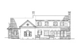 Southern House Plan - Mount Aire II 85799 - Rear Exterior