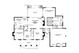 Southern House Plan - Mount Aire II 85799 - 1st Floor Plan