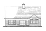 Southern House Plan - Turnberry 10642 - Rear Exterior