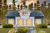 Farmhouse House Plan - Daphne Garage 49392 - Front Exterior