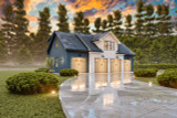 Farmhouse House Plan - Daphne Garage 49392 - Front Exterior