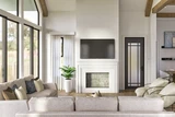 Craftsman House Plan - Silverwoods 44052 - Living Room