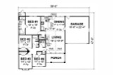 Craftsman House Plan - Corbin 88415 - 1st Floor Plan
