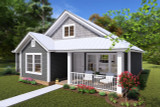 Craftsman House Plan - Adrian 54057 - Front Exterior