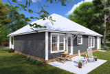 Craftsman House Plan - Adrian 54057 - Rear Exterior