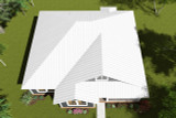 Craftsman Style House Plan - 54057 Adrian - Aerial View - 