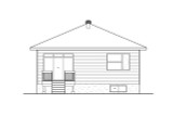 Secondary Image - Modern House Plan - 39614 - Rear Exterior