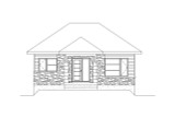 Secondary Image - Modern House Plan - 79574 - Front Exterior
