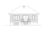 Modern House Plan - 79574 - Rear Exterior