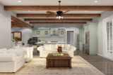 Secondary Image - Farmhouse House Plan - Adoria Place 49602 - Great Room
