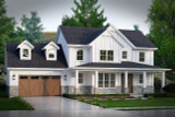 Farmhouse House Plan - Lantana 41704 - Front Exterior