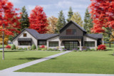 Mountain Rustic House Plan - 27804 - Front Exterior