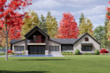 Secondary Image - Mountain Rustic House Plan - 27804 - Rear Exterior