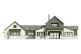Mountain Rustic House Plan - 27804 - Front Exterior
