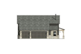 Mountain Rustic House Plan - 27804 - Left Exterior