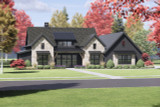 Mountain Rustic House Plan - 32079 - Front Exterior