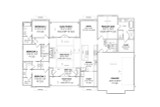 French Country House Plan - 38438 - 1st Floor Plan