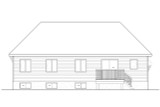Secondary Image - European House Plan - 73417 - Rear Exterior