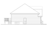 European House Plan - 73417 - Left Exterior
