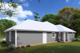 Secondary Image - Craftsman House Plan - Eaton 45933 - Rear Exterior