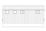 Farmhouse House Plan - Carpenter Barn 92022 - Left Exterior