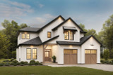 Farmhouse House Plan - Ridgeview 69695 - Front Exterior
