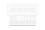 Contemporary House Plan - Cathedral Ledge Getaway 11052 - Front Exterior