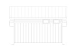 Contemporary House Plan - Cathedral Ledge Getaway 11052 - Rear Exterior