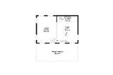 Contemporary House Plan - Cathedral Ledge Getaway 11052 - 2nd Floor Plan