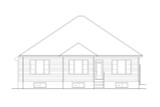 Secondary Image - Modern House Plan - 61173 - Rear Exterior