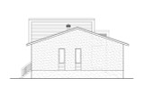 Modern House Plan - 15626 - Left Exterior