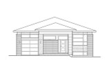 Contemporary House Plan - 34317 - Front Exterior