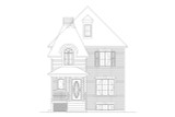 Victorian House Plan - 64969 - Front Exterior