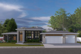 Contemporary House Plan - Marshall 12828 - Front Exterior