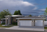 Contemporary House Plan - Marshall 12828 - Front Exterior