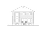 Contemporary House Plan - 14221 - Rear Exterior
