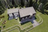 Traditional House Plan - Easton 17026 - Aerial View - 