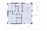 Modern House Plan - Grace 92430 - 1st Floor Plan