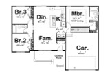 Farmhouse House Plan - Daniels 31376 - 1st Floor Plan