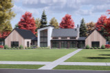 Modern House Plan - 55347 - Front Exterior