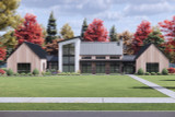 Modern House Plan - 55347 - Front Exterior