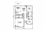 Craftsman House Plan - Rossville 29904 - 1st Floor Plan
