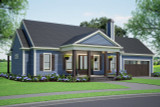 Country House Plan - Woodall 9 10885 - Front Exterior