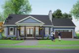 Country House Plan - Woodall 9 10885 - Front Exterior