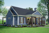 Country House Plan - Woodall 9 10885 - Front Exterior