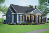 Country House Plan - Woodall 9 10885 - Front Exterior