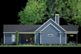 Country House Plan - Woodall 9 10885 - Left Exterior