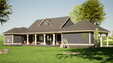 Country House Plan - Lancaster 35405 - Rear Exterior