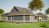 Country House Plan - Lancaster 35405 - Right Exterior